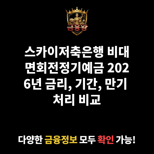 비대면회전정기예금 (스카이저축은행)