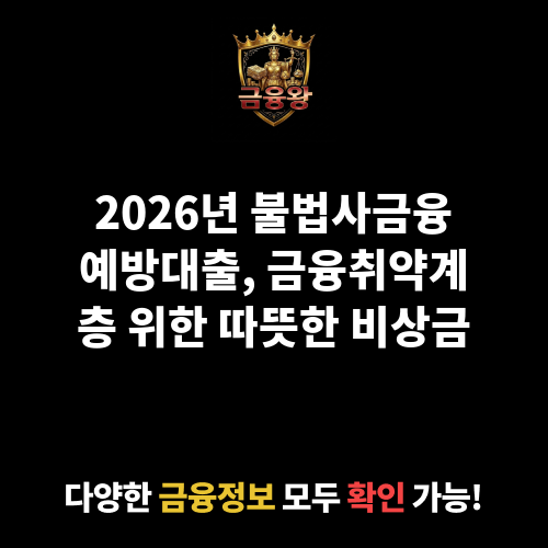 불법사금융예방대출