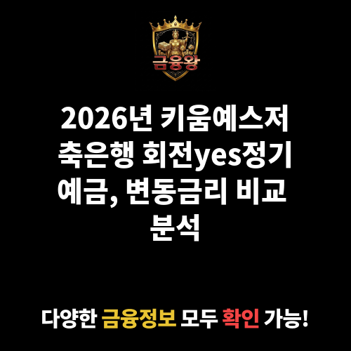 회전yes정기예금(1년단위 변동금리상품) (키움예스저축은행)