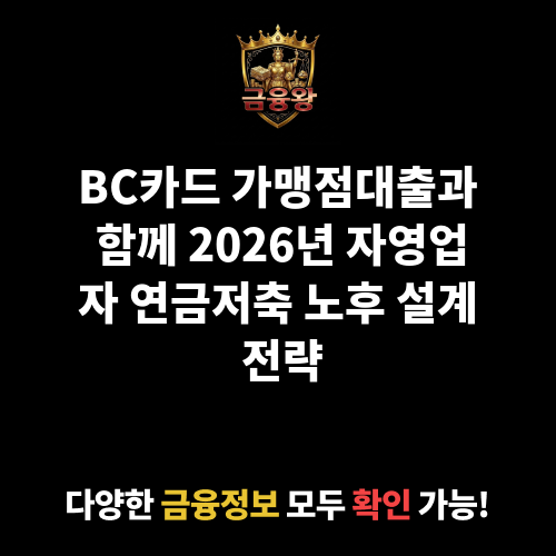 BC카드 가맹점대출 (비씨카드㈜)