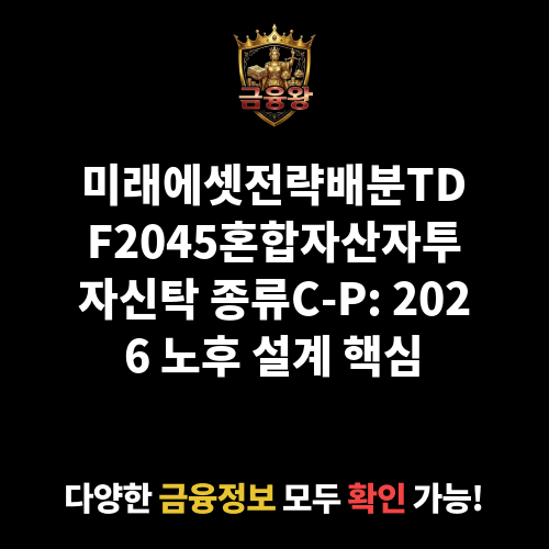 미래에셋전략배분TDF2045혼합자산자투자신탁 종류C-P (미래에셋자산운용)