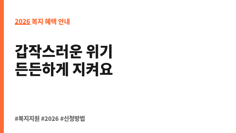 긴급돌봄 지원사업 보조 이미지 2