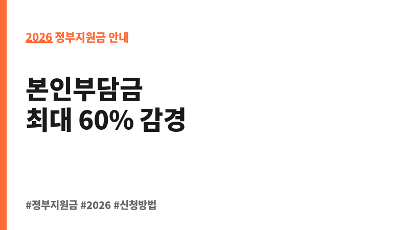장기요양급여비용 본인부담금 감경 보조 이미지 2