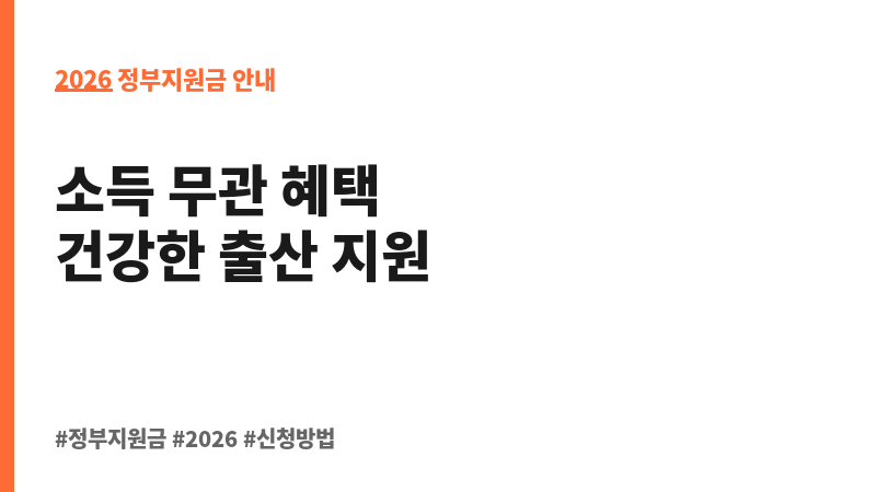 고위험 임산부 의료비 지원 보조 이미지 2