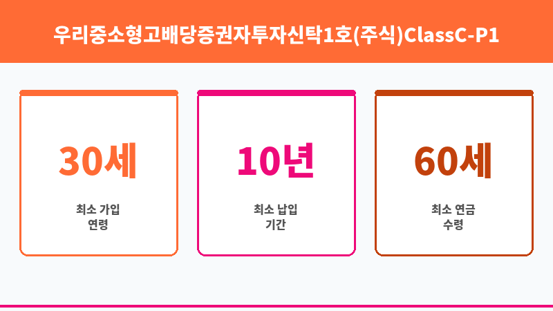 우리중소형고배당증권자투자신탁1호(주식)ClassC-P1 (우리자산운용 주식회사) 보조 이미지 3
