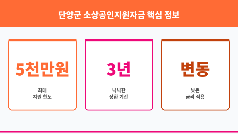 단양군 소상공인지원자금 보조 이미지 3