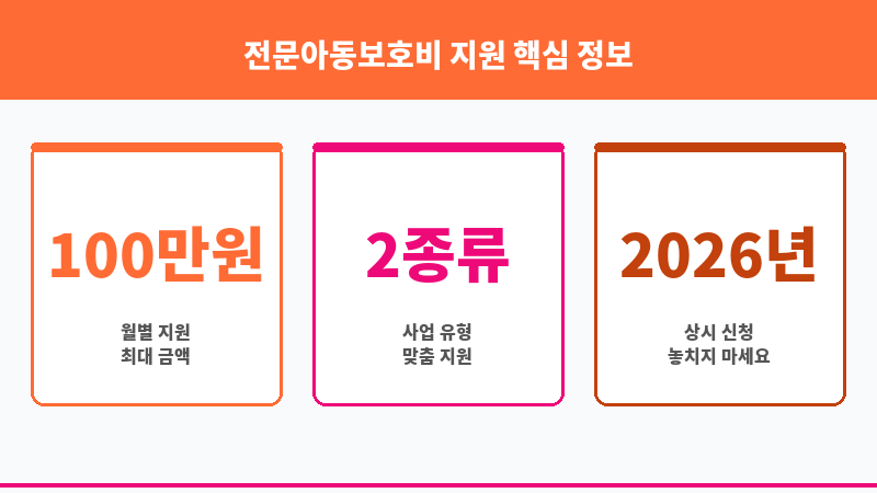 전문아동보호비 지원 보조 이미지 3