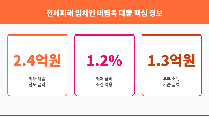 전세피해 임차인 버팀목 대출 보조 이미지 3