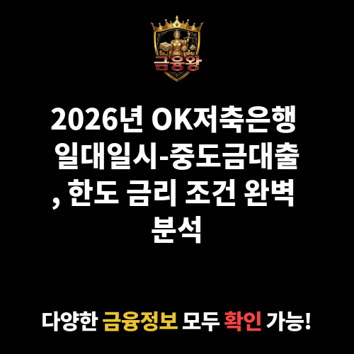 일대일시-중도금대출 (OK저축은행)