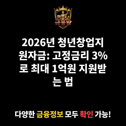 청년창업지원자금
