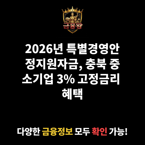 특별경영안정지원자금