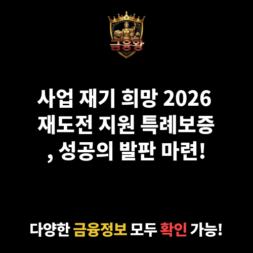재도전 지원 특례보증