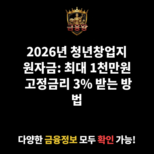 청년창업지원자금