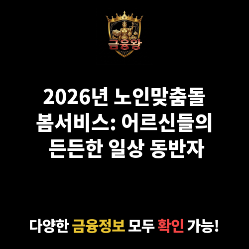노인맞춤돌봄서비스