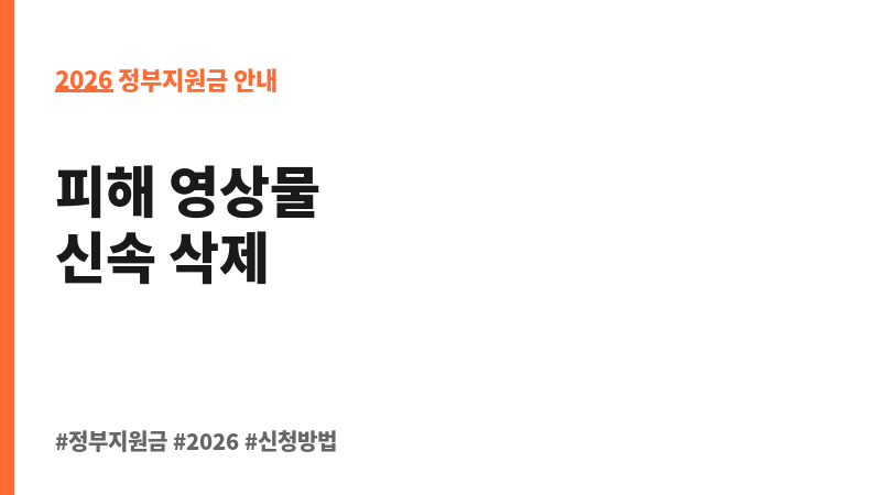 중앙디지털성범죄피해자지원센터 지원 보조 이미지 2
