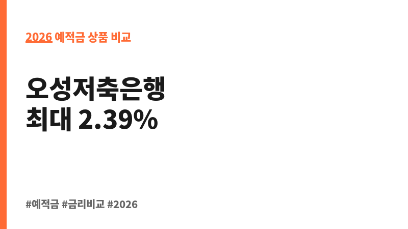 회전식정기예금 6M (비대면) (오성저축은행) 보조 이미지 2