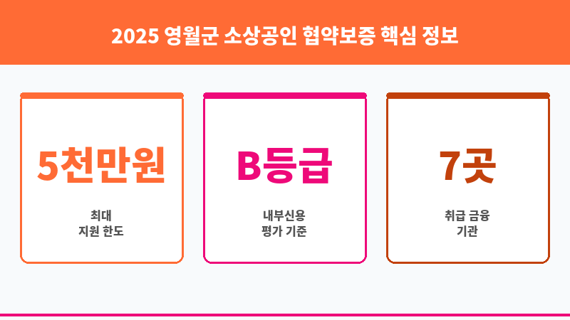2025 영월군 소상공인 협약보증 보조 이미지 3