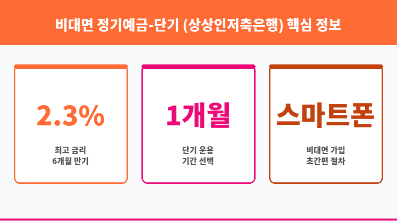 비대면 정기예금-단기 (상상인저축은행) 보조 이미지 3