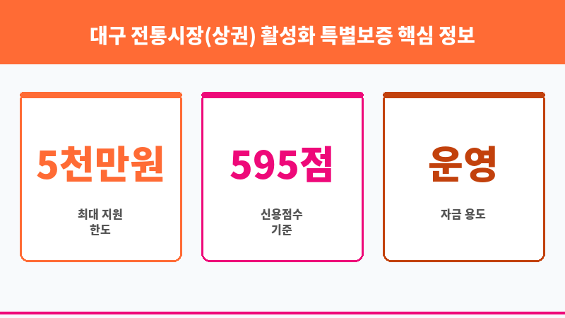 대구 전통시장(상권) 활성화 특별보증 보조 이미지 3