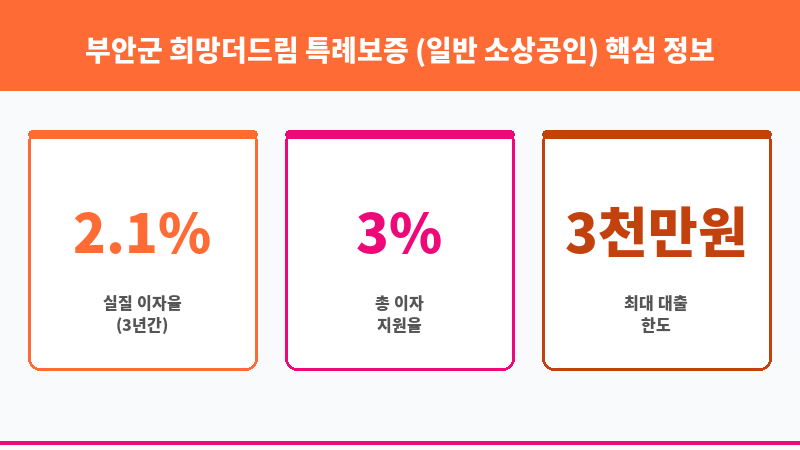 부안군 희망더드림 특례보증 (일반 소상공인) 보조 이미지 3