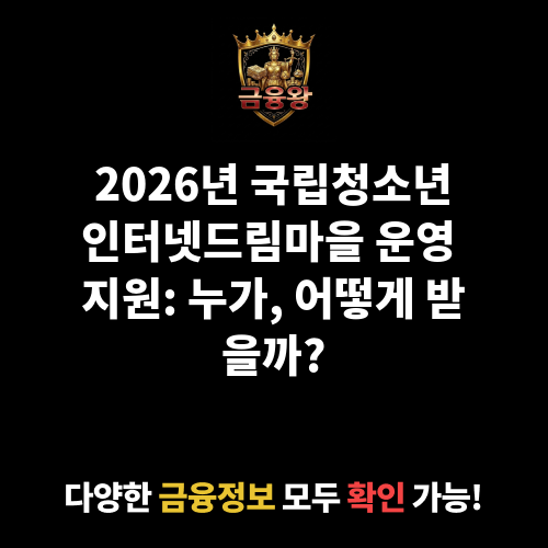 국립청소년인터넷드림마을 운영 지원