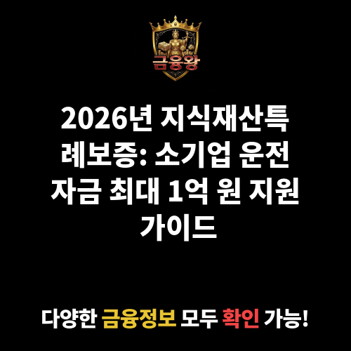 지식재산(IP)특례보증