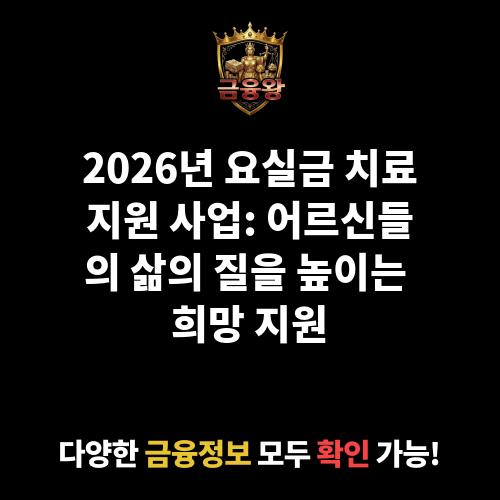 요실금 치료지원 사업