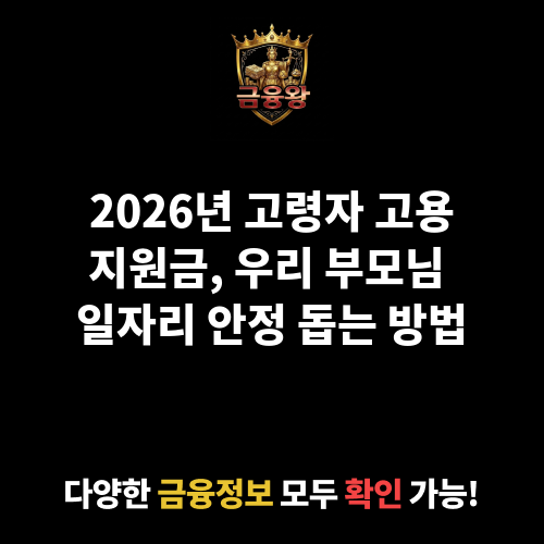 고령자 고용지원금
