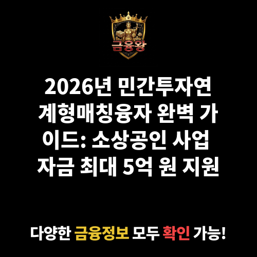 민간투자연계형매칭융자