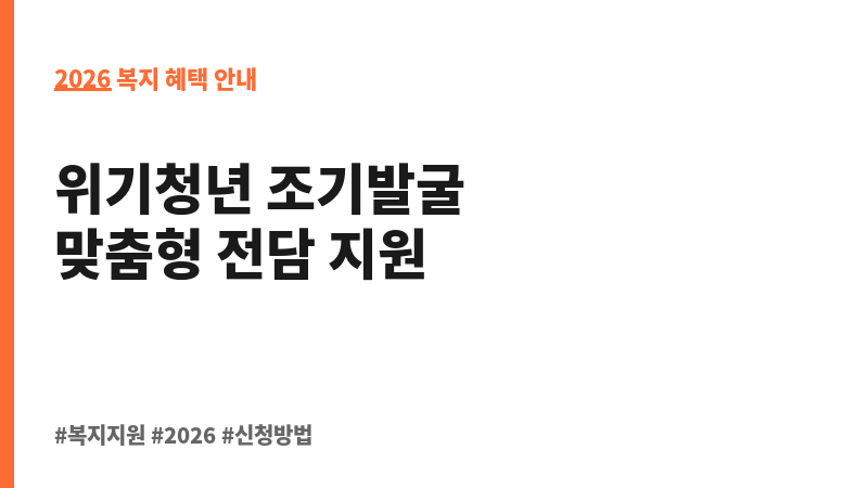 위기청년(가족돌봄, 고립은둔) 전담 지원사업 보조 이미지 2